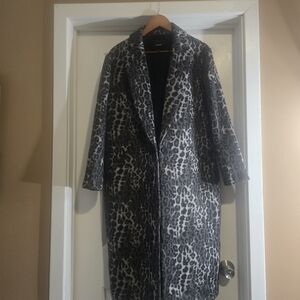 Leopard Print Women's Coat